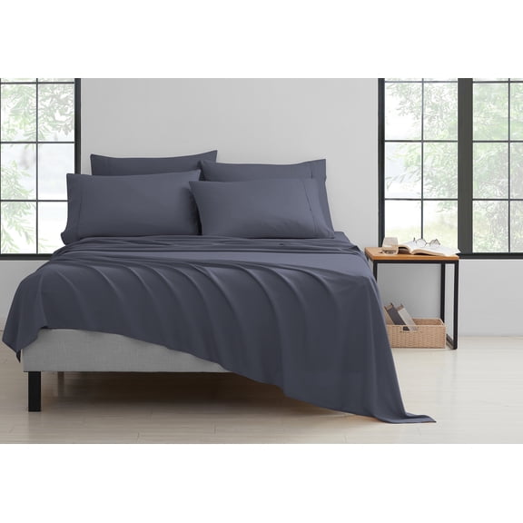 Rayon from Bamboo 6-Piece Luxury Sheet Set - 7 Colors - Grey - Twin