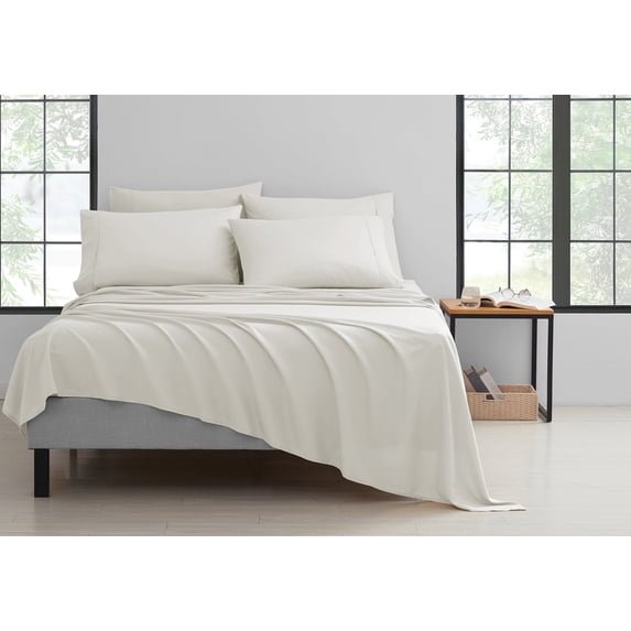 Rayon from Bamboo 6-Piece Luxury Sheet Set - 7 Colors - Ivory - Queen