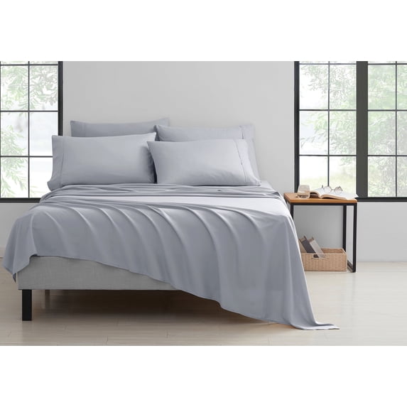 Rayon from Bamboo 6-Piece Luxury Sheet Set - 7 Colors - Silver - Full