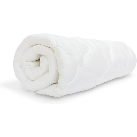 Rayon from Bamboo Extra Thick Mattress Pad with Fitted Skirt - Extra Plush Cooling Topper - Full