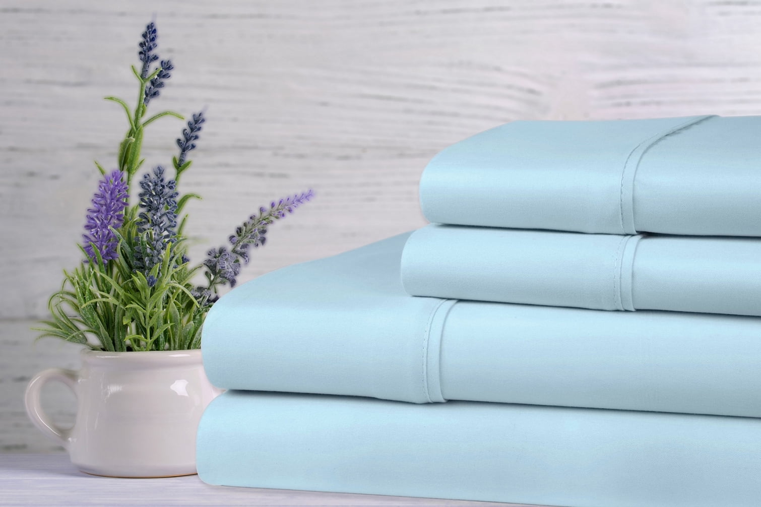 Rayon from Bamboo Lavender Infused Scented 4Piece Sheet Set 6 Colors