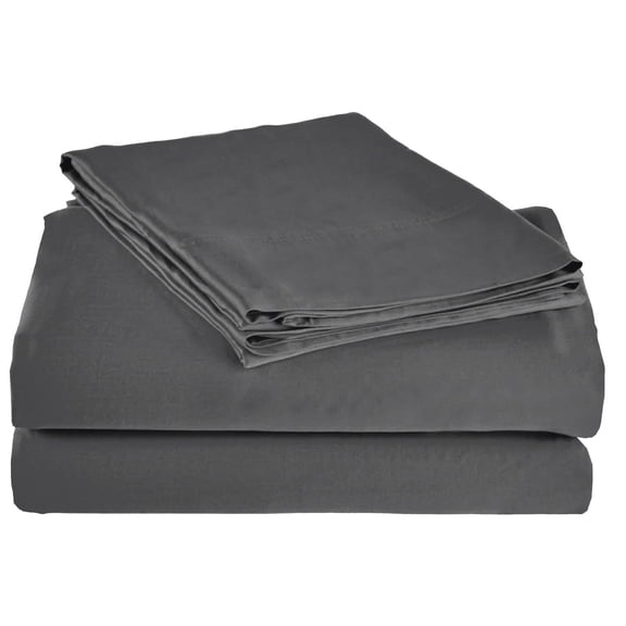 Rayon from Bamboo Solid Deep Pocket Sheet Set Charcoal / Full