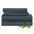 thumbnail image 1 of Rayon from Bamboo Solid Deep Pocket Sheet Set Charcoal / Full, 1 of 4