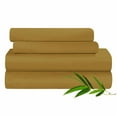 thumbnail image 1 of Rayon from Bamboo Solid Deep Pocket Sheet Set Gold / King, 1 of 4