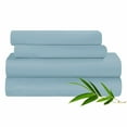 thumbnail image 1 of Rayon from Bamboo Solid Deep Pocket Sheet Set Light Blue / King, 1 of 4