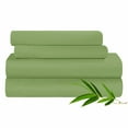 thumbnail image 1 of Rayon from Bamboo Solid Deep Pocket Sheet Set Sage / Full, 1 of 4