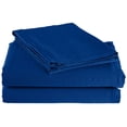 thumbnail image 1 of Rayon from Bamboo Solid Deep Pocket Sheet Set Smoke Blue / Twin, 1 of 1