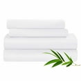 thumbnail image 1 of Rayon from Bamboo Solid Deep Pocket Sheet Set White / Full, 1 of 4