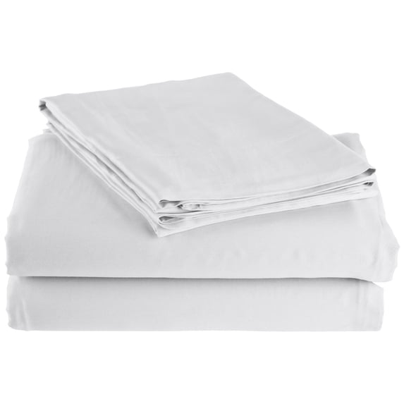 Rayon from Bamboo Solid Deep Pocket Sheet Set White / Split King