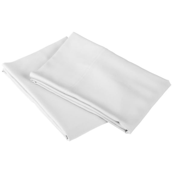 Rayon from Bamboo Solid Pillowcase Set White / Standard