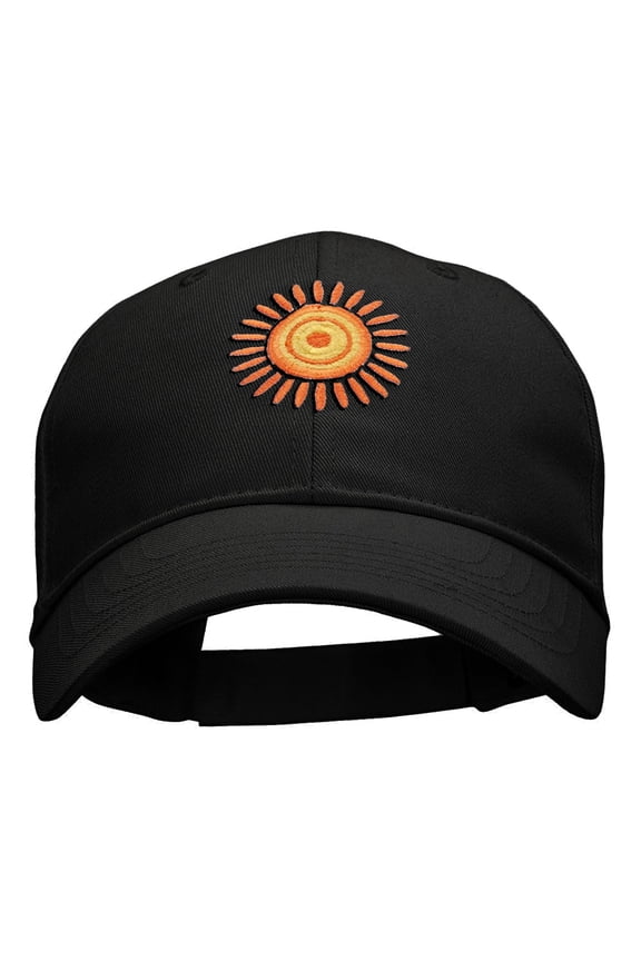 Rayos de Sol Embroidered Low Profile PET Spun Cap - Black OSFM