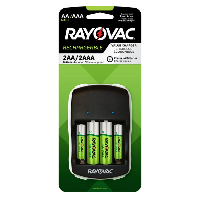 Chargeur piles avec 4 Piles AAA - 800 mAh- Its