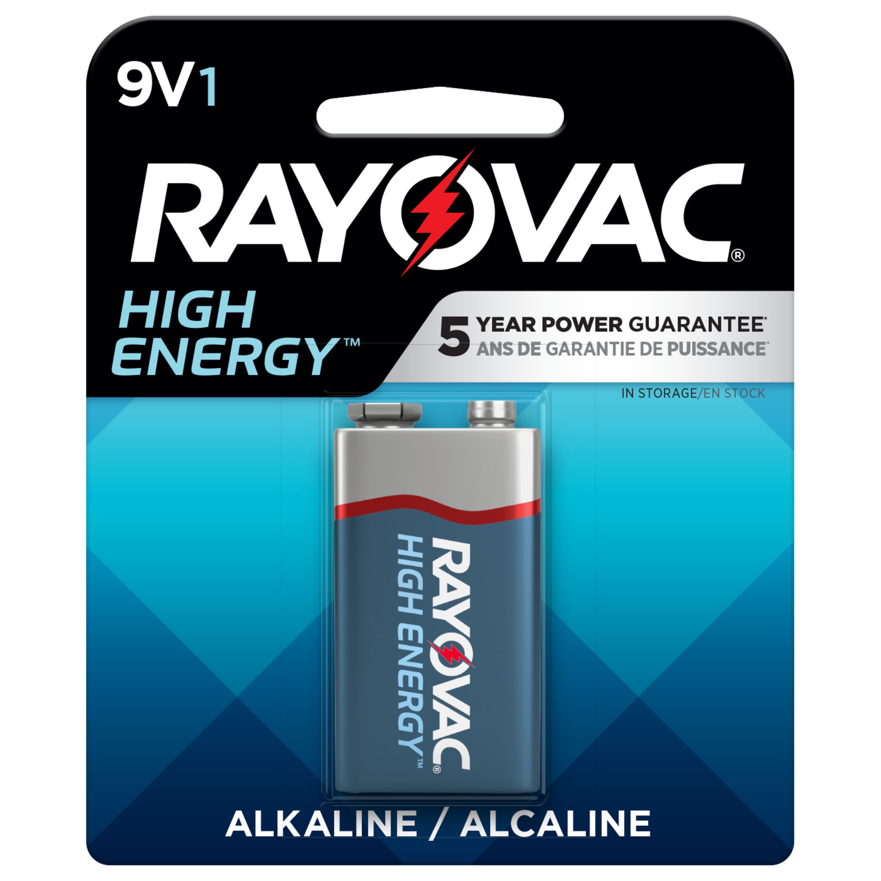 Rayovac Alkaline 9V Battery, 1-pack