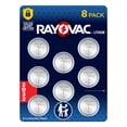 thumbnail image 1 of Rayovac 2032 Coin Batteries (8 Pack), CR2032 3V Lithium Batteries, Compatible with AirTag and Tile Pro Devices, Key Fobs, Watches and more, 1 of 7