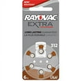 thumbnail image 1 of Rayovac Extra Size 312, 60 Hearing Aid Batteries, Made in the USA w/ Battery Holder, 1 of 4