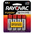 thumbnail image 1 of Rayovac Fusion AA Batteries (4 Pack), Double A Alkaline Batteries, 1 of 8