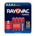 thumbnail image 1 of Rayovac Fusion AAA Batteries (8 Pack), Triple A Alkaline Batteries, 1 of 9