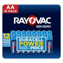 Rayovac High Energy AA Batteries (16 Pack), Double A Batteries