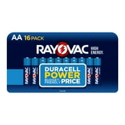 Rayovac High Energy AA Batteries (16 Pack), Double A Batteries