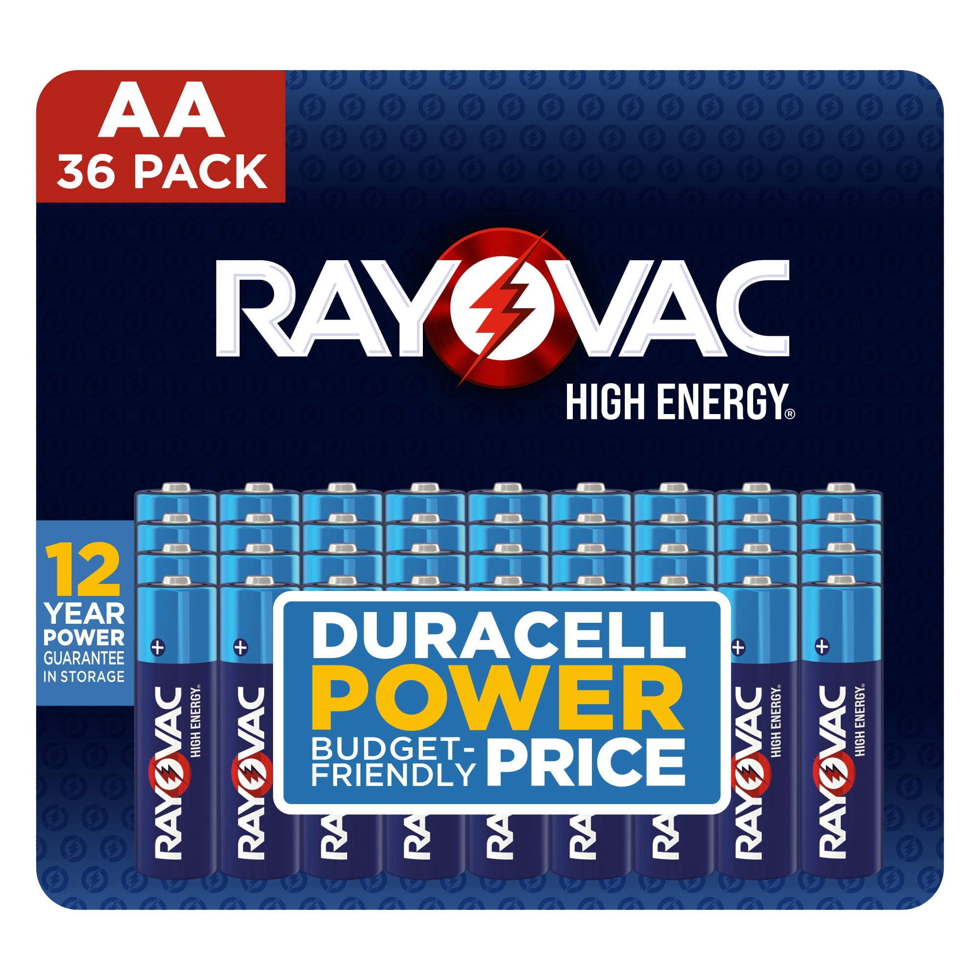 Rayovac High Energy AA Batteries (36 Pack), Double A Batteries