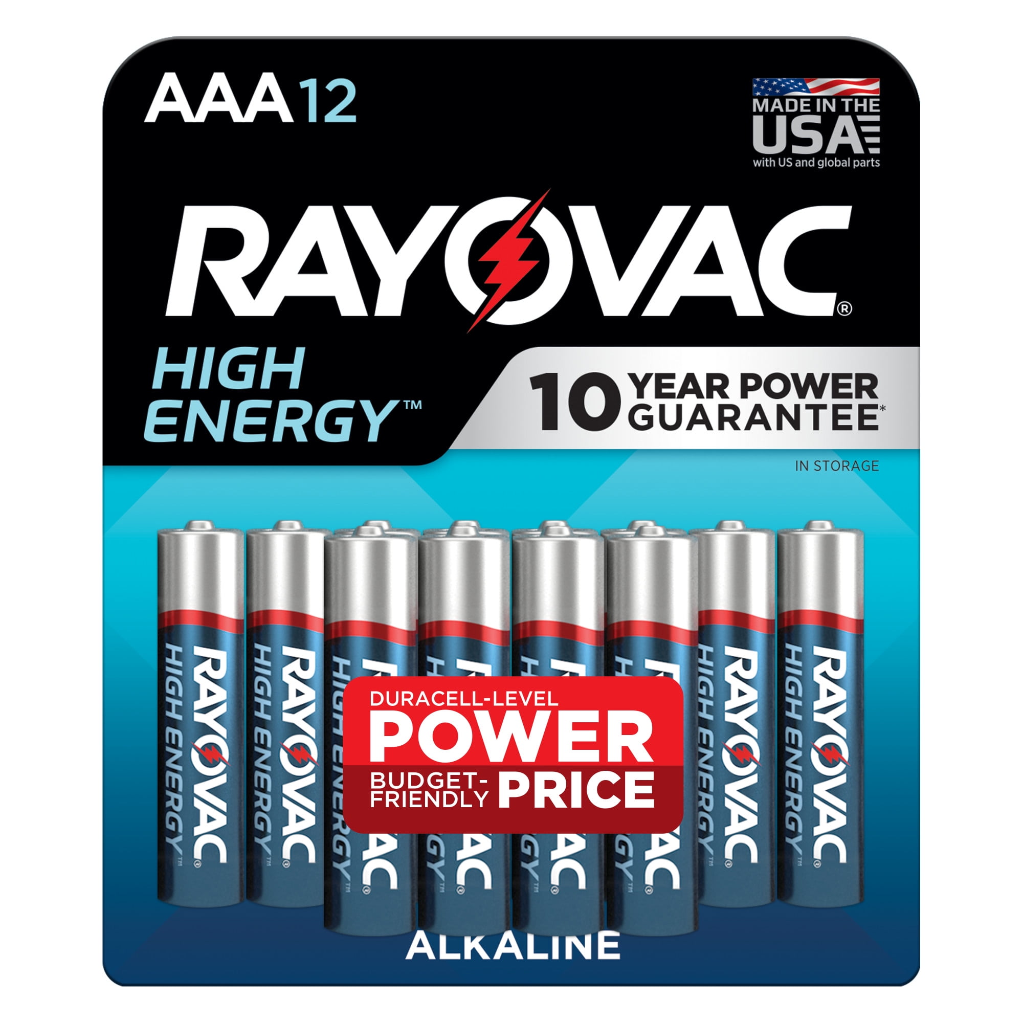 Rayovac High-Energy Alkaline AAA Battery 12-Packs - For Multipurpose - AAA - 12 / Carton Rayovac High-Energy Alkaline AAA Battery 12-Packs - For Multipurpose - AAA - 12 / Carton