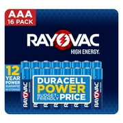Rayovac High Energy AAA Batteries (16 Pack), Triple A Batteries