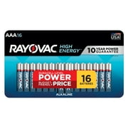 Rayovac High Energy AAA Batteries (16 Pack), Triple A Batteries