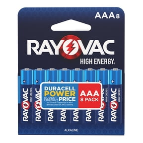 Rayovac High Energy AAA Batteries (8 Pack), Triple A Batteries