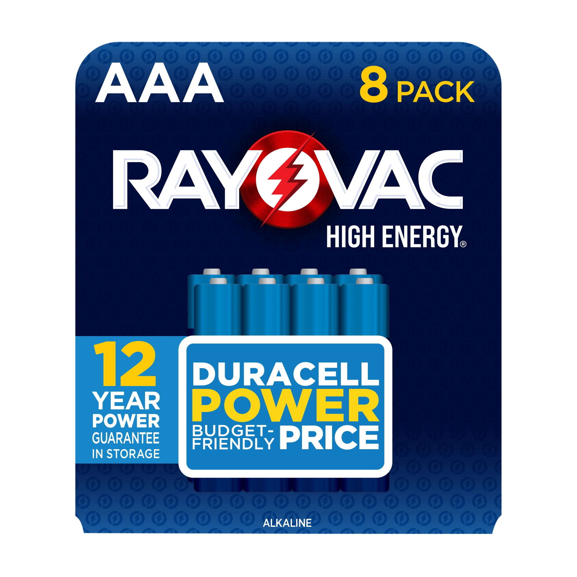 Rayovac High Energy AAA Batteries (8 Pack), Triple A Batteries