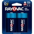 thumbnail image 1 of Rayovac High Energy D Batteries (2 Pack), Alkaline D Cell Batteries, 1 of 7