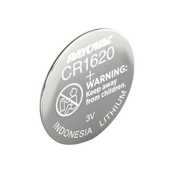 Rayovac KECR1620-1C 3V Lithium Keyless Entry Battery, 1pk