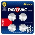 thumbnail image 1 of Rayovac 2032 Coin Batteries (4 Pack), CR2032 3V Lithium Batteries, Compatible with AirTag and Tile Pro Devices, Key Fobs, Watches and more, 1 of 7
