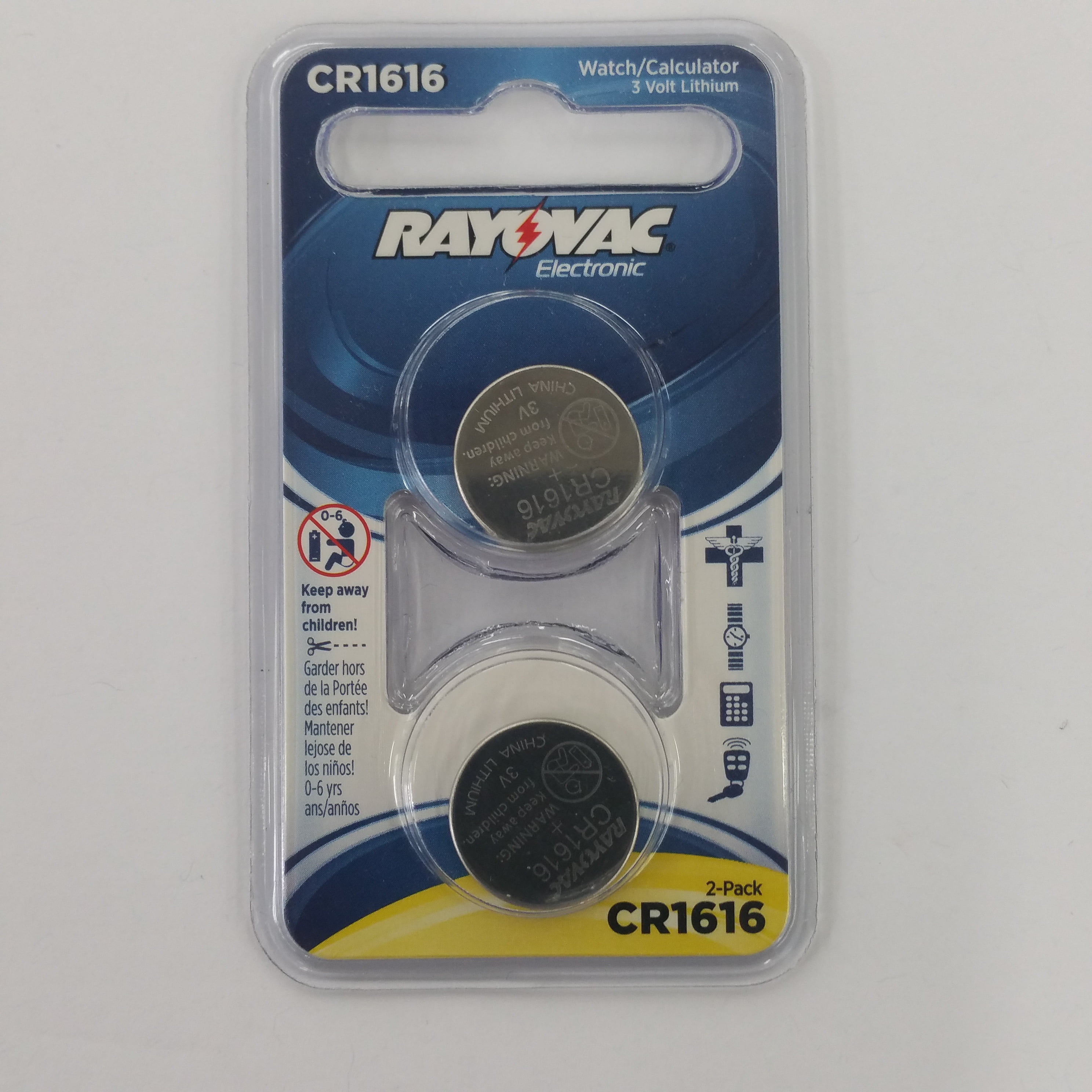 Rayovac Mercury Free 1616 Lithium Battery - Walmart.com