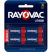 Rayovac Photo Lithium Batteries Size 123A 3V, 4 Pack