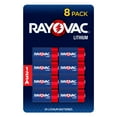 thumbnail image 1 of Rayovac 123 3V Lithium Photo Batteries (8 Pack), CR123A High Power Lithium Batteries Compatible with Cameras, Flashlights, Electronics and More, 1 of 3
