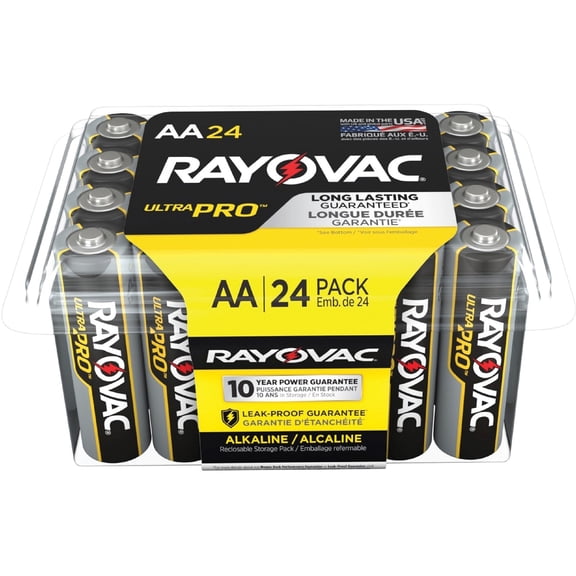 Rayovac, RAYALAA24PPJCT, Ultra Pro Alka AA24 Batteries, 288 / Carton