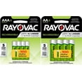 thumbnail image 1 of Rayovac Rechargeable 4 AA 1350mAh and 4 AAA 600mAh NiMH Batteries, 1 of 1