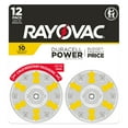 thumbnail image 1 of Rayovac Size 10 Hearing Aid Batteries (12 Pack), Size 10 Batteries, 1 of 10