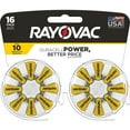 thumbnail image 1 of Rayovac Size 10 Hearing Aid Batteries (16 Pack), Size 10 Batteries, 1 of 8