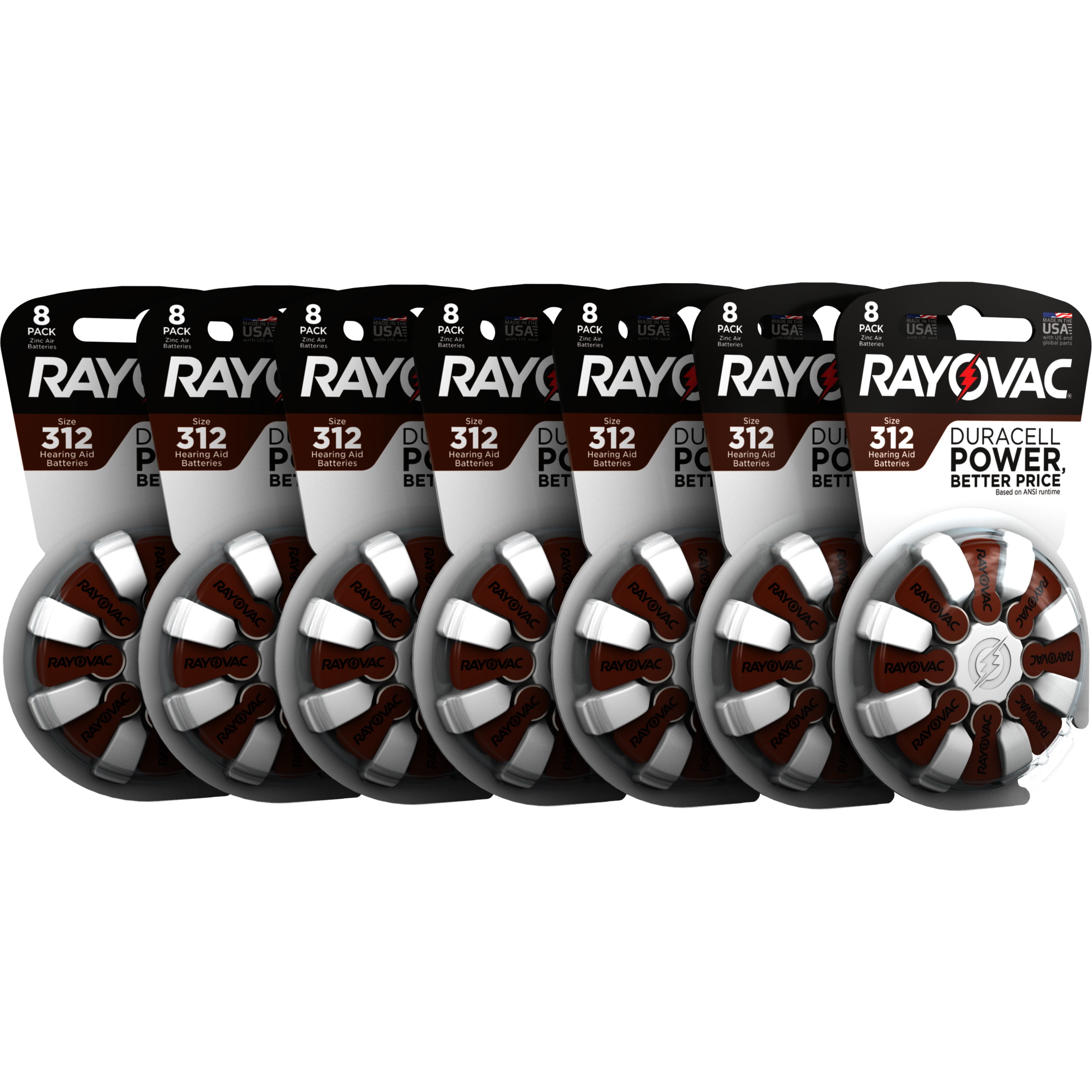 Rayovac Hearing Aid Batteries 312