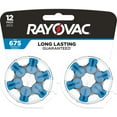 thumbnail image 1 of Rayovac Size 675 Hearing Aid Batteries (12 Pack), 675 Batteries, 1 of 9