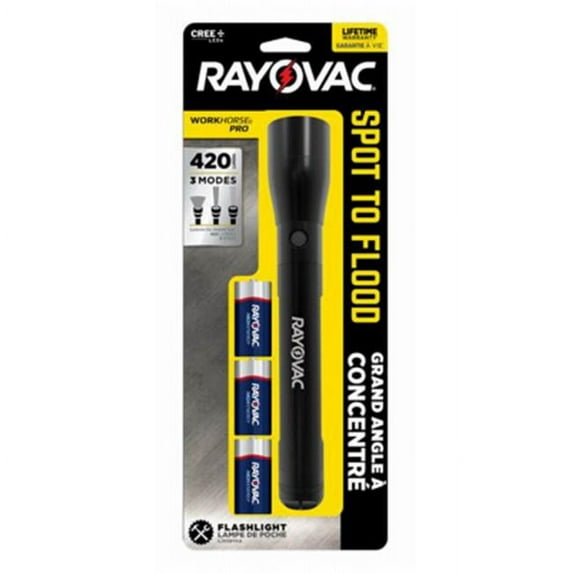 Rayovac Spot to Flood 370 Lumens Water Resistant Flashlight