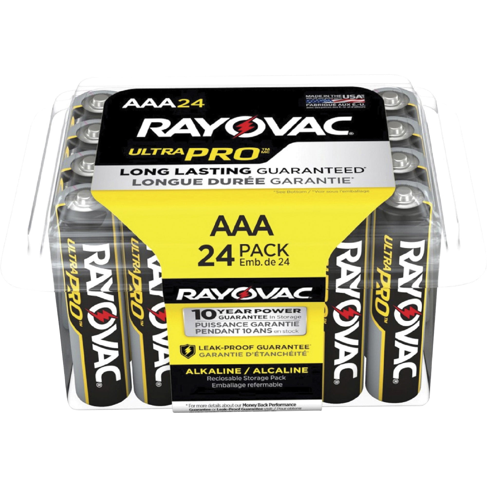 Rayovac Ultra Pro Alka Aaa24 Storage Pak - For Multipurpose - Aaa - 288 / Carton