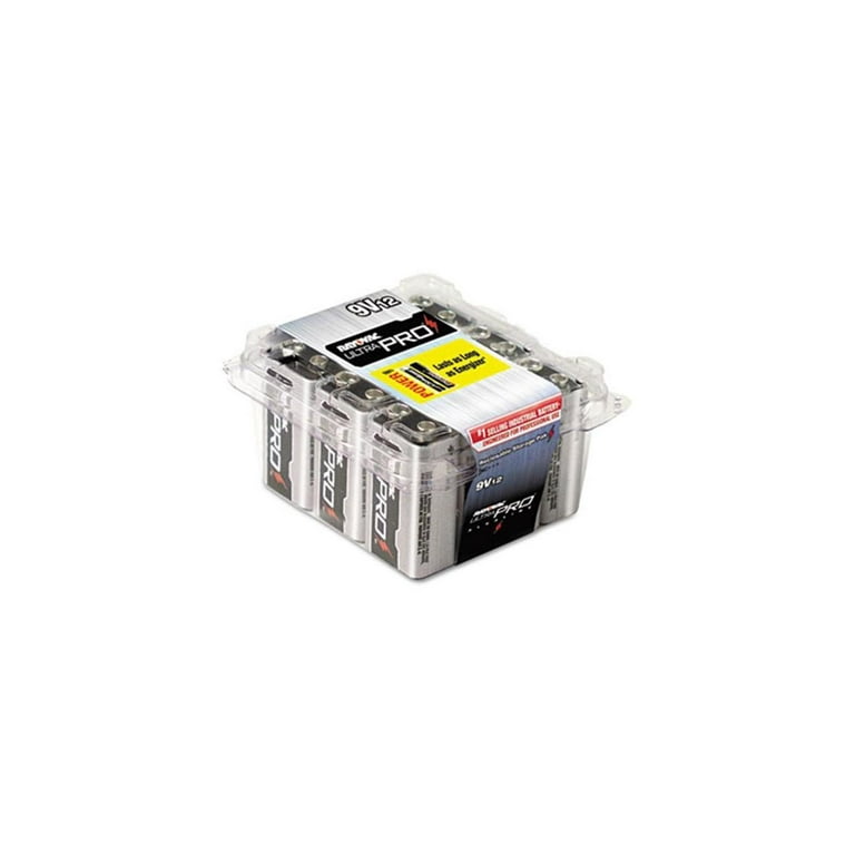Ultra Pro Alkaline 9V Batteries, 12/Pack Ultra Pro Alkaline 9V Batteries, 12/Pack
