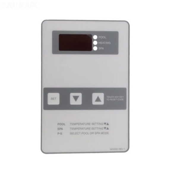 Raypak H000330 Control Panel LCD Decal