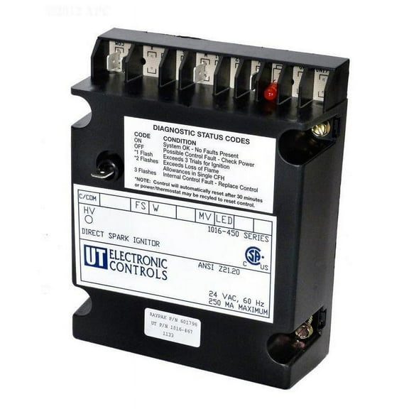 Raypak Ignition Control 011606F