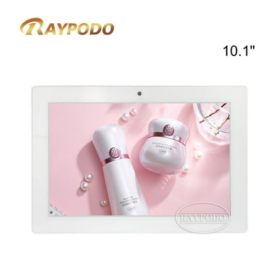 Raypodo 10.1 inch Android11Adjustable VESA Wall Mount Tablet Chipset RK3568Capacitive touch screen advertising player