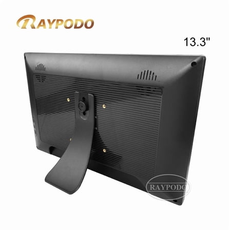 Raypodo 13.3" Android 11 Wall Mount Tablet, Rockchip RK3566, VESA Adjustable, Touch Screen Player