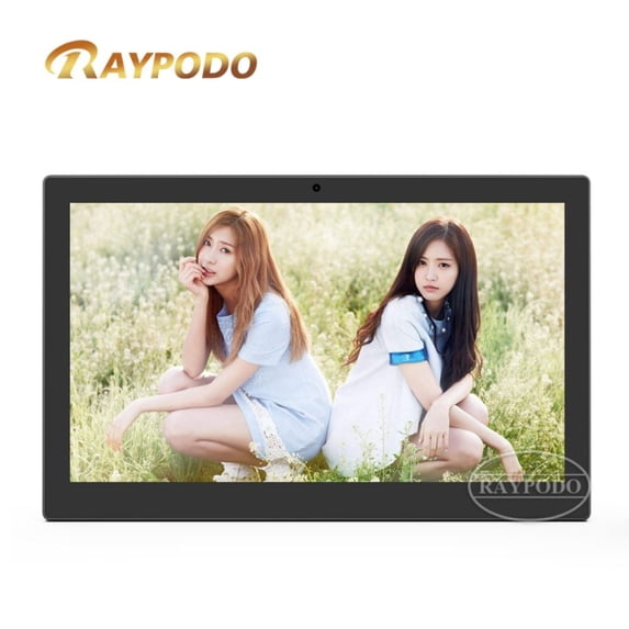 Raypodo 13.3 Inch PC Tablet Android11 RK3566 Operation System RJ45 PoE Tablet Support Standing Bracket For Smart Home Automation Using(White)