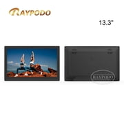 Raypodo 13.3-inch Android Commercial advertising tablet Rockchip RK3288 Android 8.1 OS USB OTG Port Wall Mounting Supported